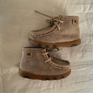 Twisted X Kids Brown Moccasins